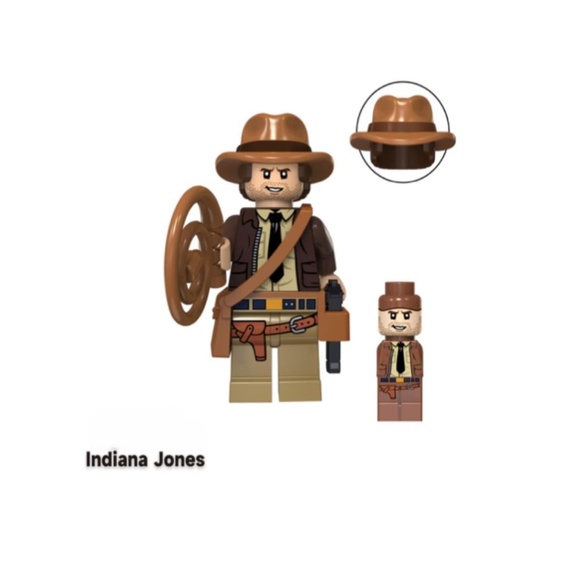 Indiana Jones 10 Minifigures Set - Custom Minifigures Building Block - Picture 6 of 10